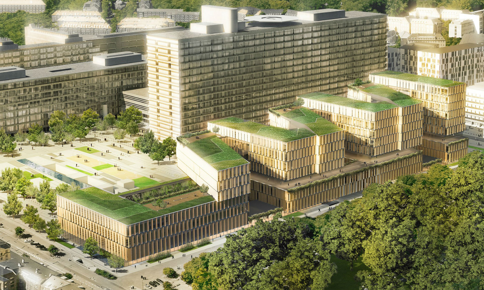 Nordflojen Rigshospitalet 3D Bygninger